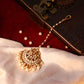 MDT419- White Colour Gold Plated Jadau Kundan Maang Tika