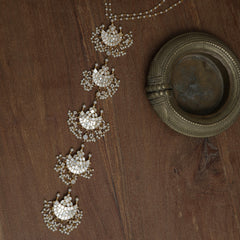 MDBR446- White Colour Gold Plated Mother Of Pearl Braid