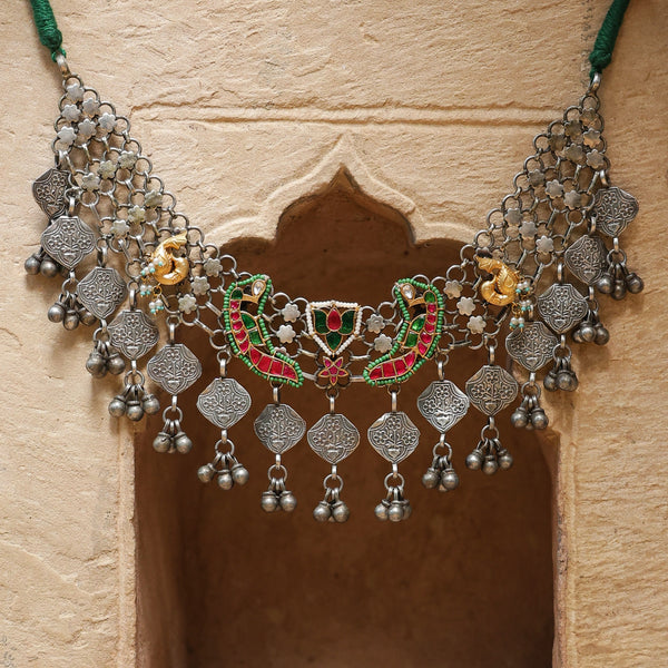 MDN804- Multi Colour Tribal Necklace