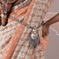 MDN806- Multi Colour Tribal Pendant