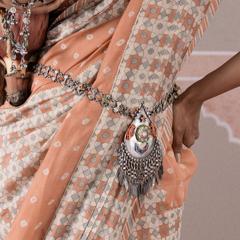 MDN806- Multi Colour Tribal Pendant