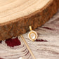 MDNA245- Red Colour Gold Plated Jadau Kundan Nose Pin